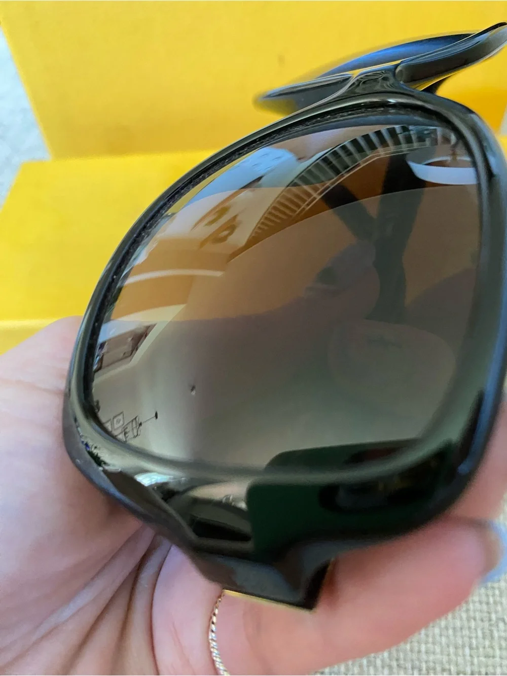 NWB Fendi FS5227 Black Oversized Butterfly Sunglasses